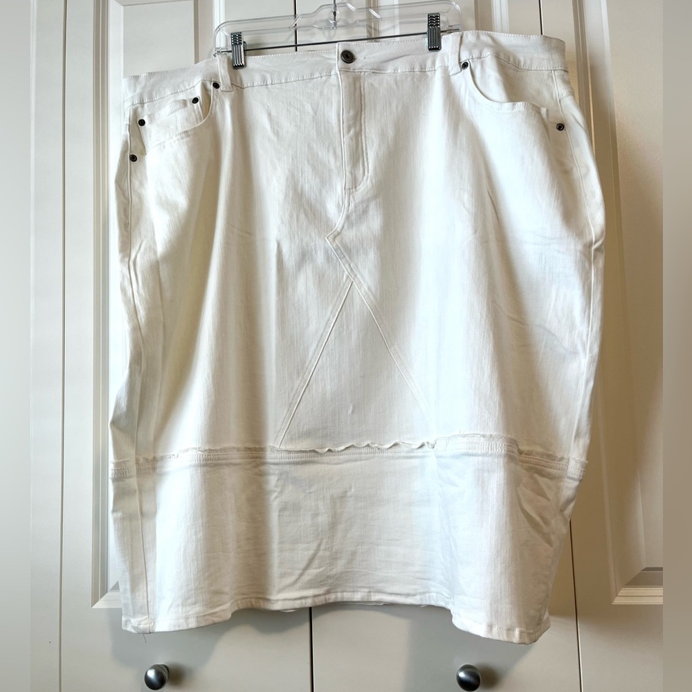 Universal Standard X Erdem denim skirt - Picture 5 of 9